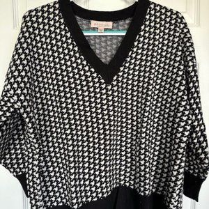 Philosophy Houndstooth Sweater Black and White Size XXL
